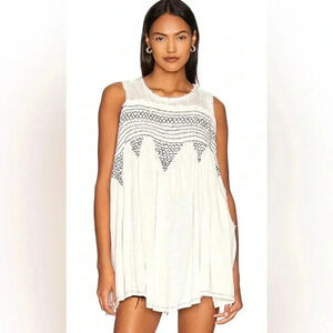 Free People Sea Breeze Flowy Tunic Top